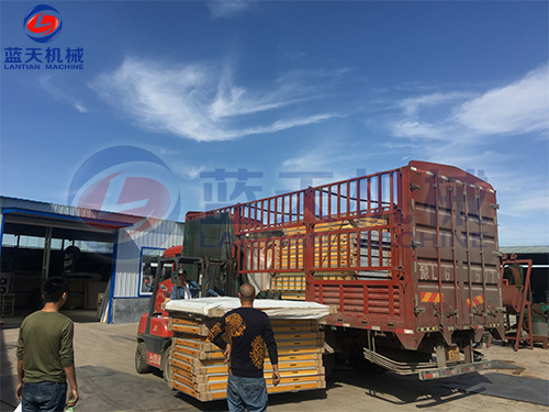 山東金銀花烘干機發貨